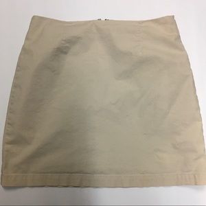 Khaki mini skirt